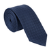 Emporio Armani 100% Silk Navy Blue Diamond Pattern Tie - Made in Italy