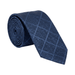 Emporio Armani 100% Silk Navy Blue Diagonal Stripe Tie - Made in Italy