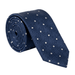 Emporio Armani 100% Silk Navy Blue Polka Dot Tie - Made in Italy