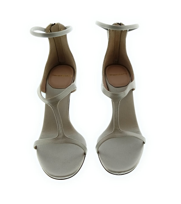Emporio Armani Women's Sand Strappy Stiletto Sandals-7.5