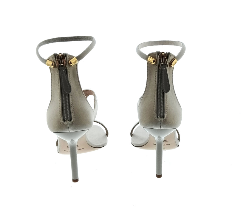 Emporio Armani Women's Sand Strappy Stiletto Sandals-7.5