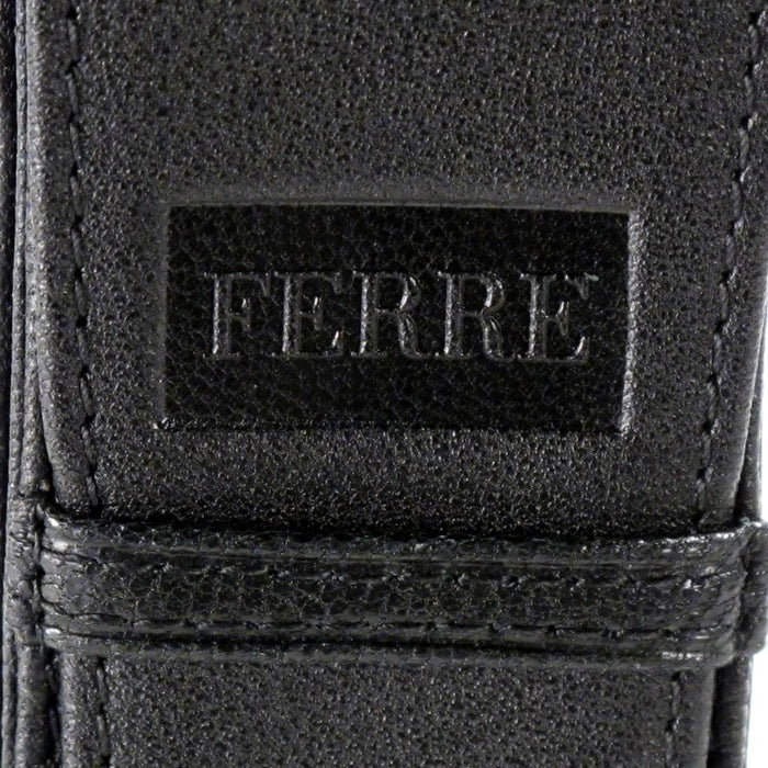 Gianfranco Ferre GF 1006 NERO 001 Black Soft Flap 2 Pen holder