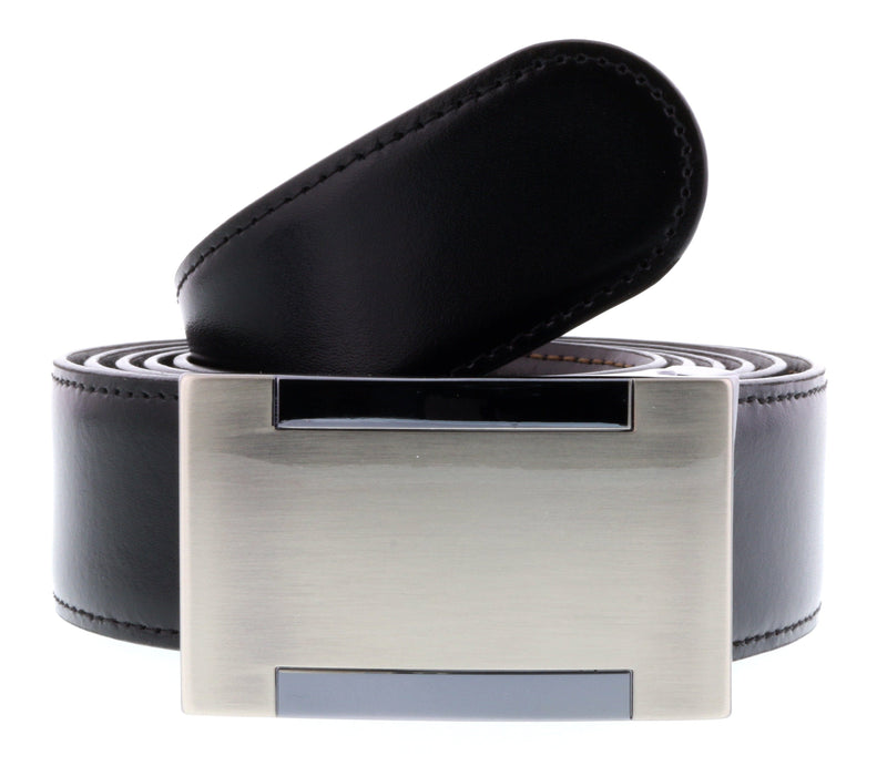 HS Collection HSB 9001  Black/Brown Reversible/Adjustable Mens Belt