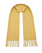 Lanvin Yellow Luxurious Modern 100% Cashmere Scarf