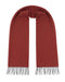 Lanvin Bright Red Luxurious Modern 100% Virgin Wool Scarf