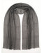 Lanvin Gray Luxurious Modern 100% Cashmere Scarf