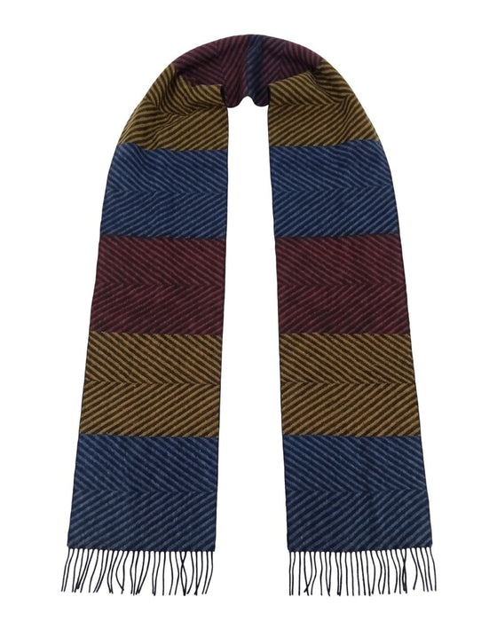 Lanvin Brown Luxurious Modern 100% Wool Scarf
