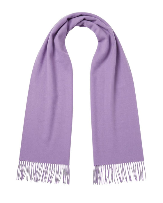 Lanvin Lavander Luxurious Modern 100% Wool Scarf