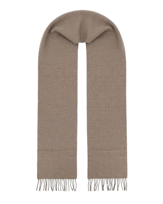 Lanvin Tan Luxurious Modern 100% Wool Scarf