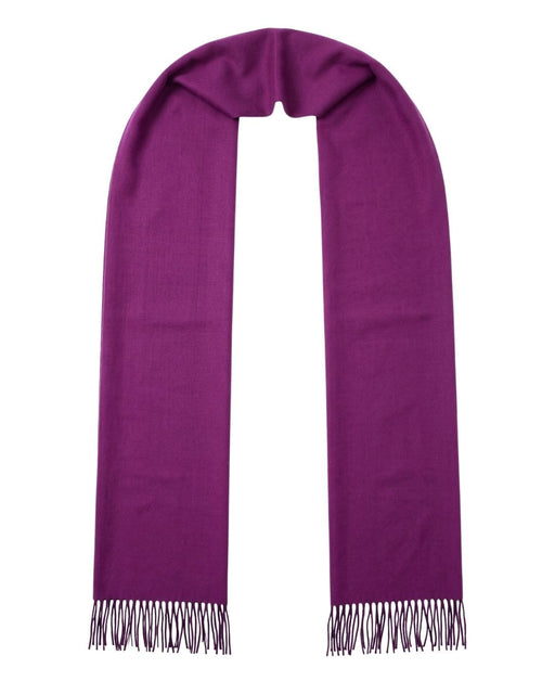 Lanvin Purple Luxurious Modern 100% Wool Scarf