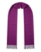 Lanvin Purple Luxurious Modern 100% Wool Scarf