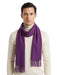 Lanvin Purple Luxurious Modern 100% Wool Scarf