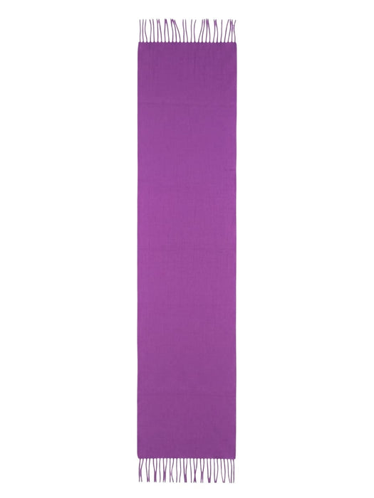 Lanvin Purple Luxurious Modern 100% Wool Scarf