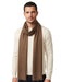 Lanvin 100% Cashmere Scarf – Classic Brown Wrap, Ultra-Soft Luxury