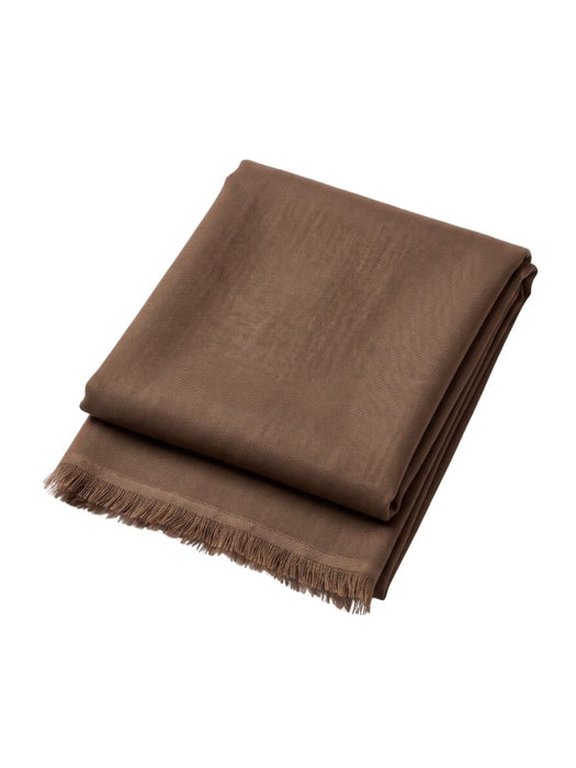 Lanvin 100% Cashmere Scarf – Classic Brown Wrap, Ultra-Soft Luxury