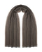 Lanvin Linen-Cotton Blend Scarf – Lightweight Brown Wrap,  Breathable Design