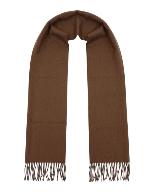 Lanvin Pure Cashmere Scarf – Classic Brown Wrap,  Luxuriously Soft
