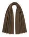Lanvin 100% Cashmere Scarf – Luxurious Brown Wrap, Lightweight Elegance
