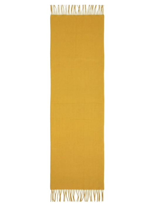 Lanvin Soft Luxurious Cashmere blend Yellow Fringe Scarf