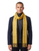 Lanvin Soft Luxurious Cashmere and Wool Yellow Fringe Scarf
