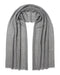 Lanvin Soft Luxurious Cashmere and Wool Gray Fringe Scarf