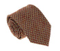 Missoni U5090 Burgundy/Brown Basketweave 100% Silk Tie