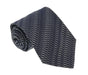 Missoni U5067 Navy/Silver Sharkskin 100% Silk Tie