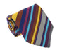 Missoni U8013 Gold/Blue Pencil Stripe 100% Silk Tie