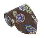 Missoni U1452 Brown/Blue Chinoiserie 100% Silk Tie