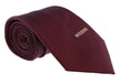 Missoni Interlock Woven Red Woven 100% Silk Tie