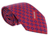 Missoni Square Red/Blue Woven 100% Silk Tie