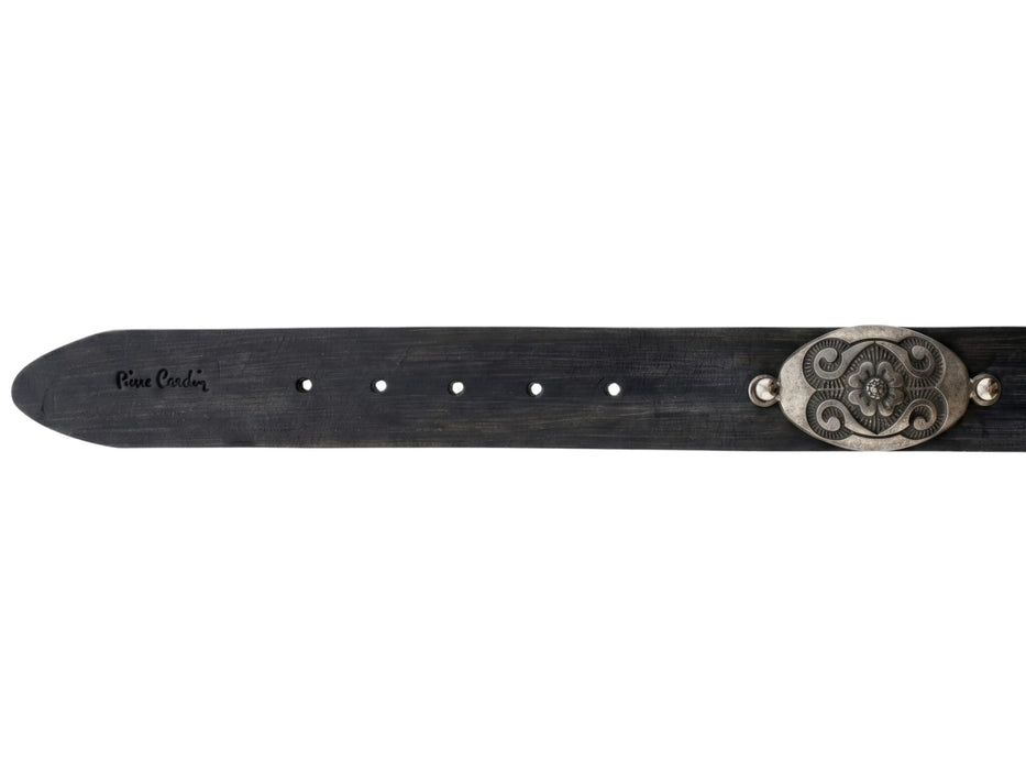 Pierre Cardin Rustic Blue Adjustable Belt-46