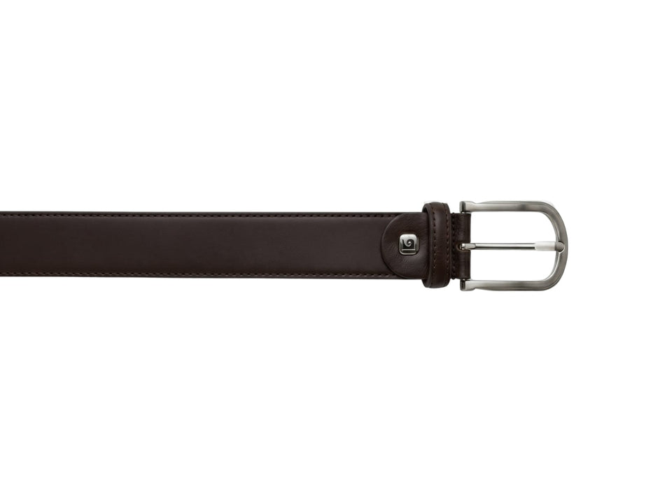 Pierre Cardin Brown Stiched Mens Adjustable Belt-46