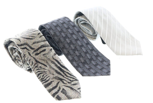 Emporio Armani Multicolor Assorted Silk Blend Tie Collection-Set of 3