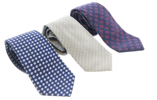 Emporio Armani Multicolor Assorted 100% Silk Tie Collection-Set of 3