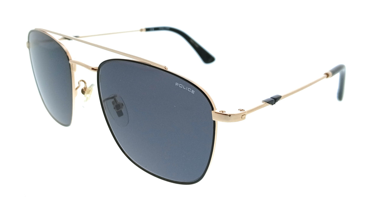 POLICE PL995 301 Rose Gold Aviator Mens Sunglasses