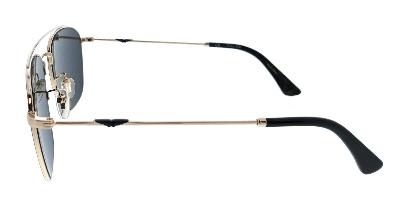 POLICE PL995 301 Rose Gold Aviator Mens Sunglasses