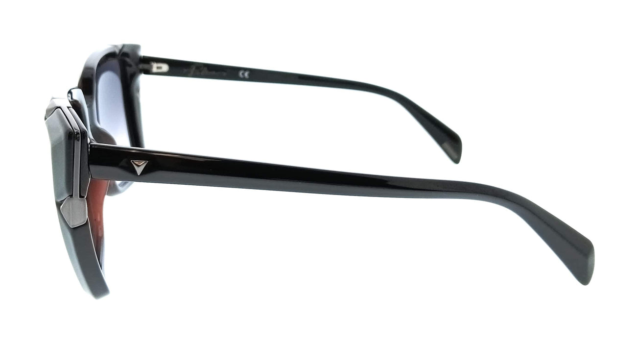 POLICE PLA15 906R Brown Purple Butterfly Womens Sunglasses