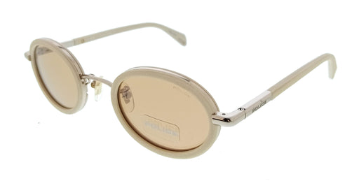 POLICE PLA21 594G White Oval Womens Sunglasses