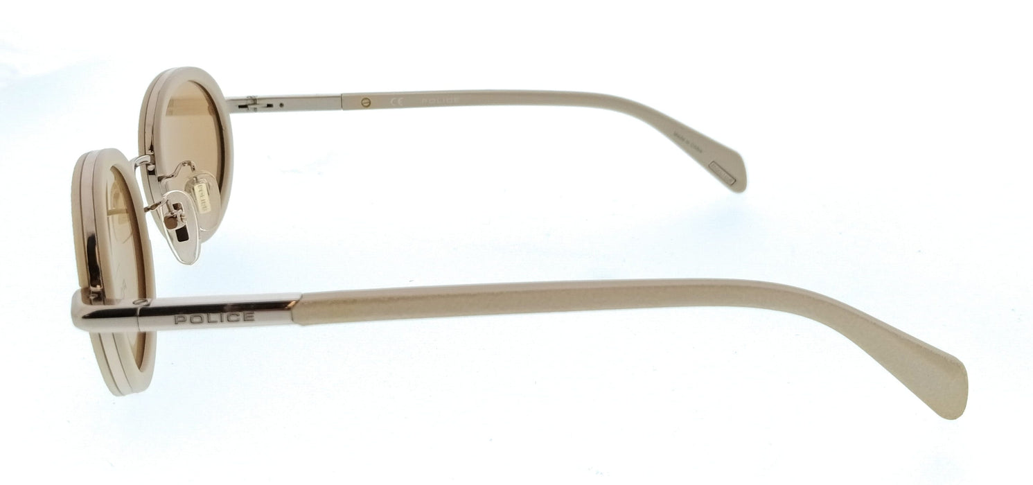 POLICE PLA21 594G White Oval Womens Sunglasses