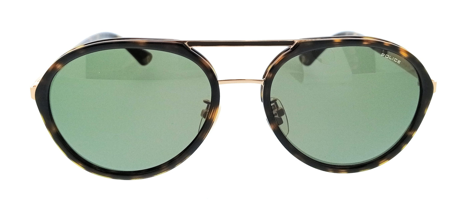 POLICE PLA57 300 Tortoise Aviator Mens Sunglasses