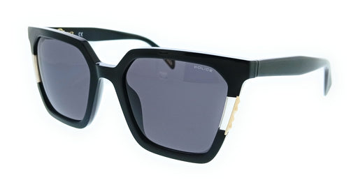 POLICE PLD33 700 Black Square Womens Sunglasses