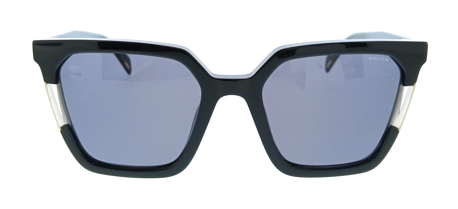 POLICE PLD33 700 Black Square Womens Sunglasses