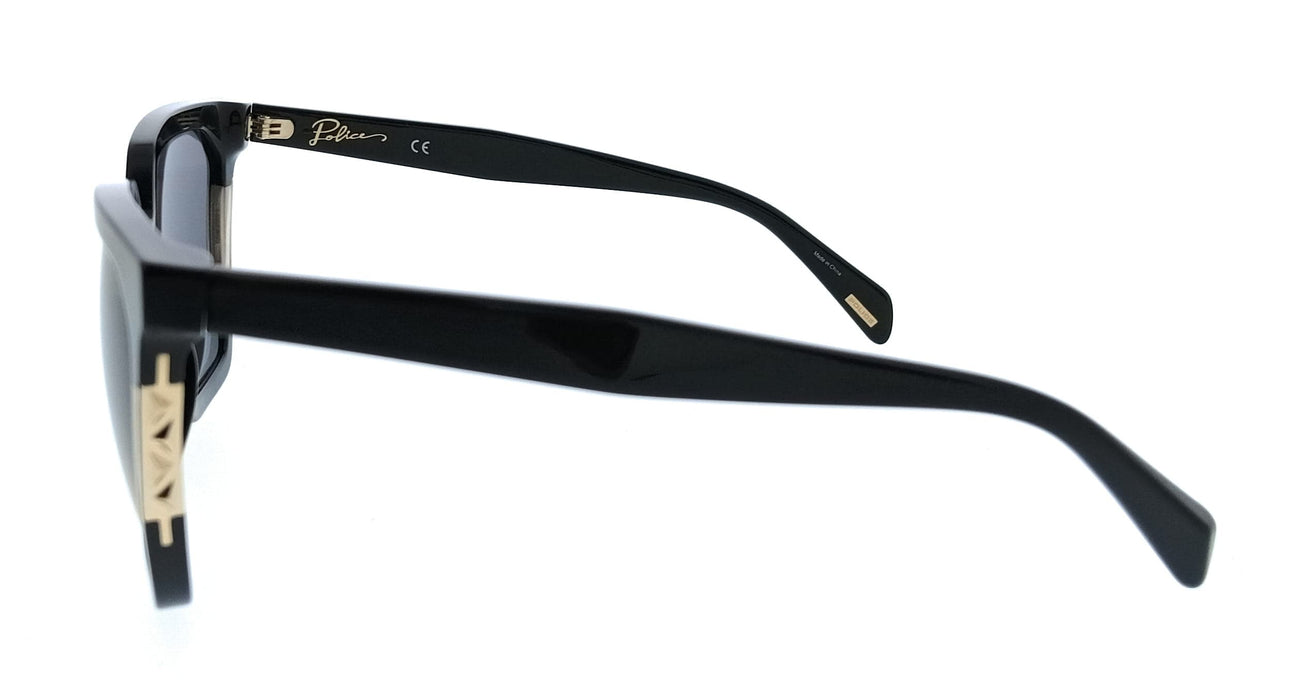 POLICE PLD33 700 Black Square Womens Sunglasses