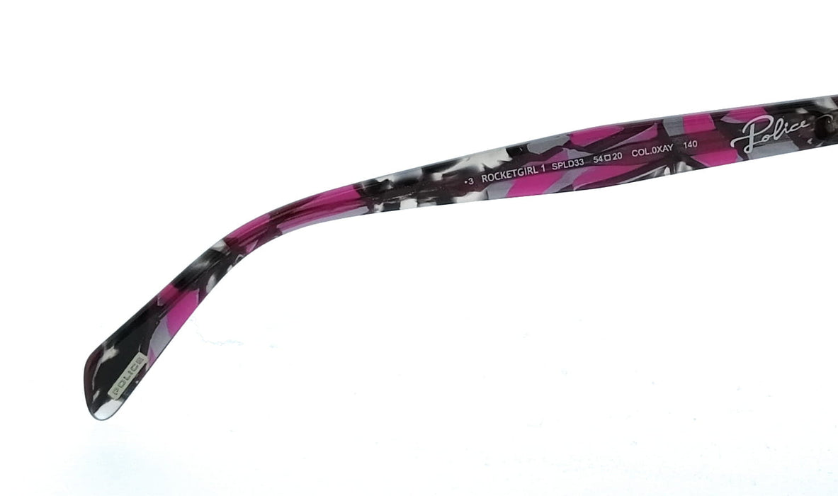 POLICE PLD33 0XAY Burgundy Square Womens Sunglasses