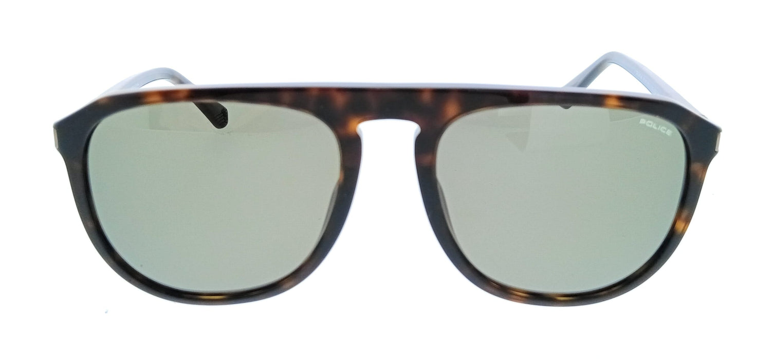POLICE PLE06M 722 Brown Navigator Mens Sunglasses