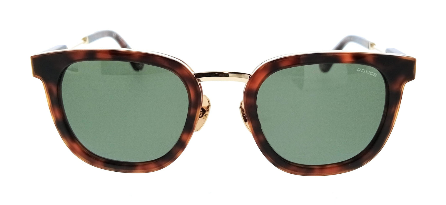POLICE PLF19 0C10 Tortoise Square Mens Sunglasses