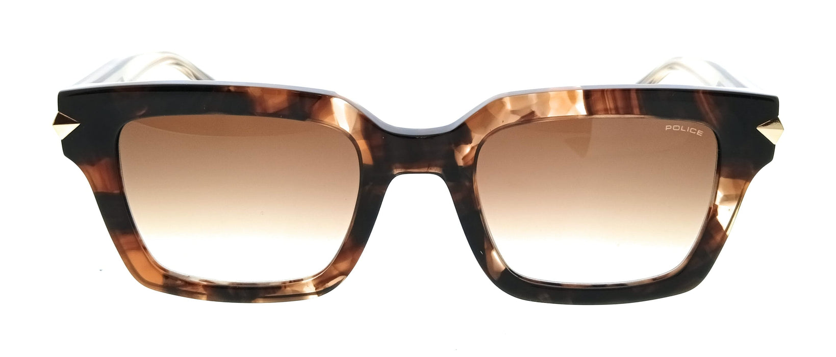 POLICE PLF32 02AD Tortoise Square Womens Sunglasses