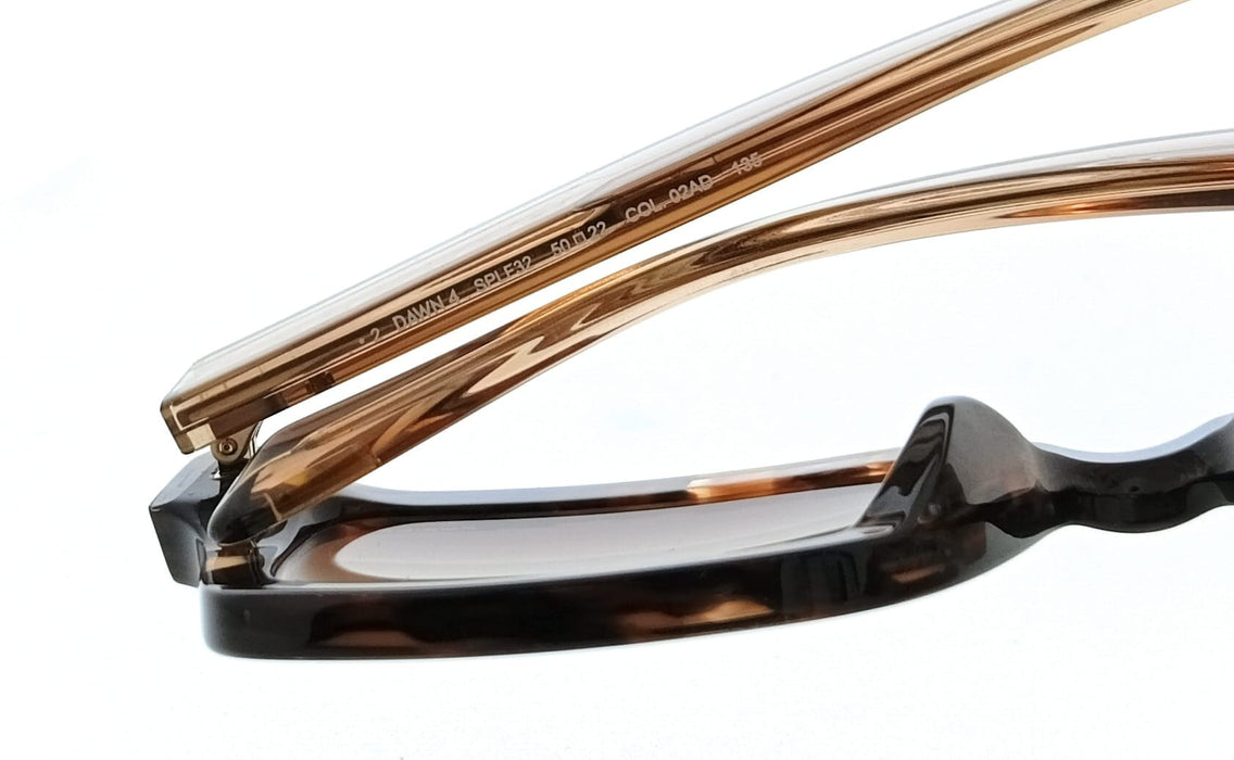 POLICE PLF32 02AD Tortoise Square Womens Sunglasses