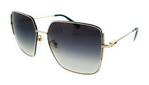 POLICE PLF34 301 Gold Square Womens Sunglasses